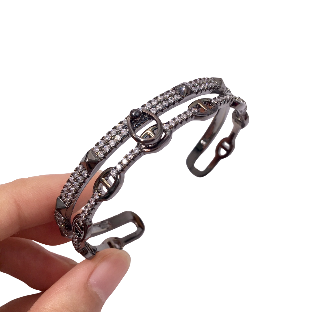 HMS036 Mona Cuff bracelet - ccjewelryacc