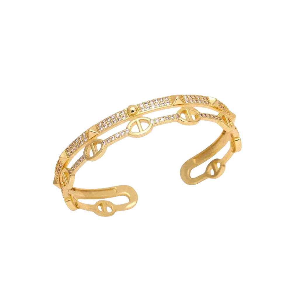 HMS036 Mona Cuff bracelet - ccjewelryacc