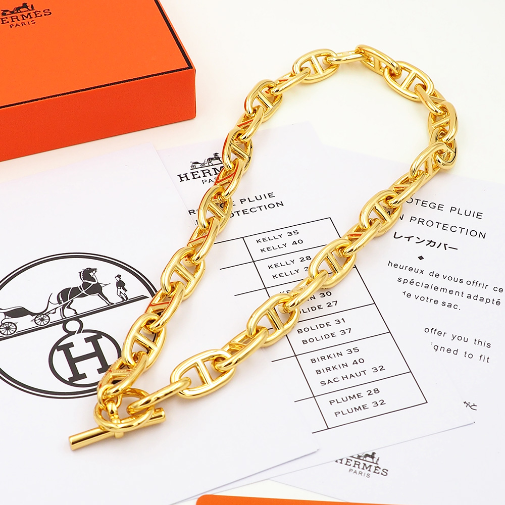 HMN001 GM Chaine D'Ancre Necklace Large - ccjewelryacc