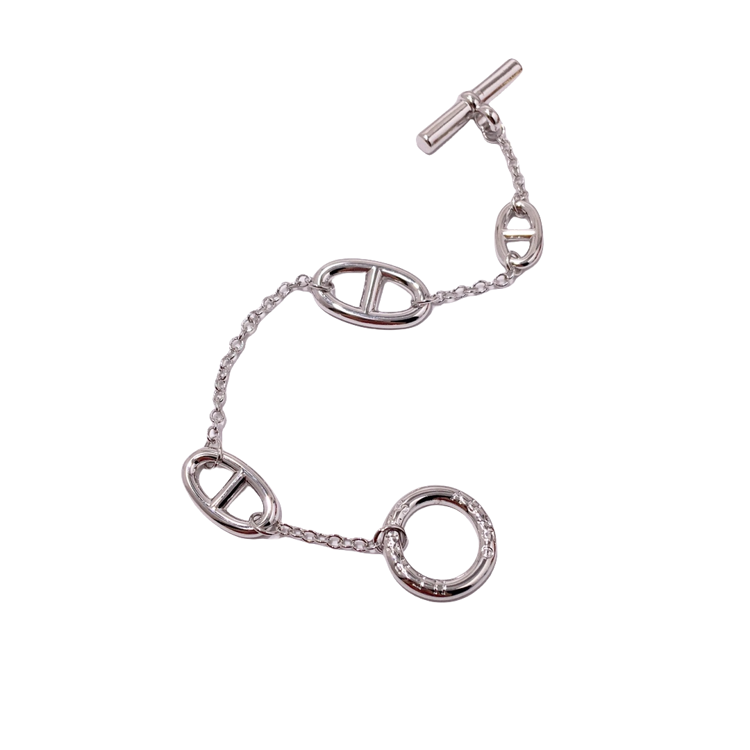 HMS004  OT buckle chain H bracelet - ccjewelryacc