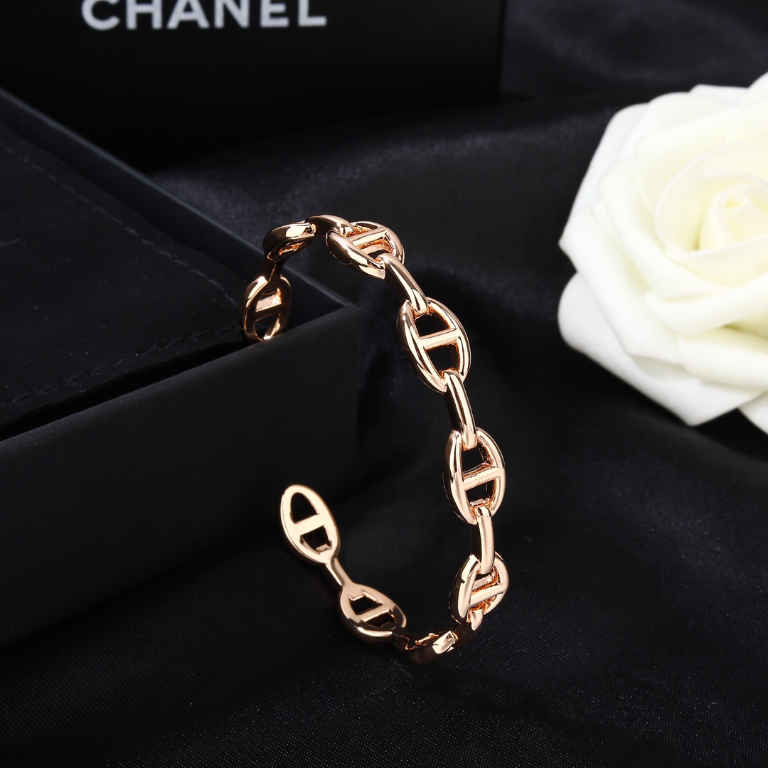 HMS039 H Bangle Bracelet - ccjewelryacc