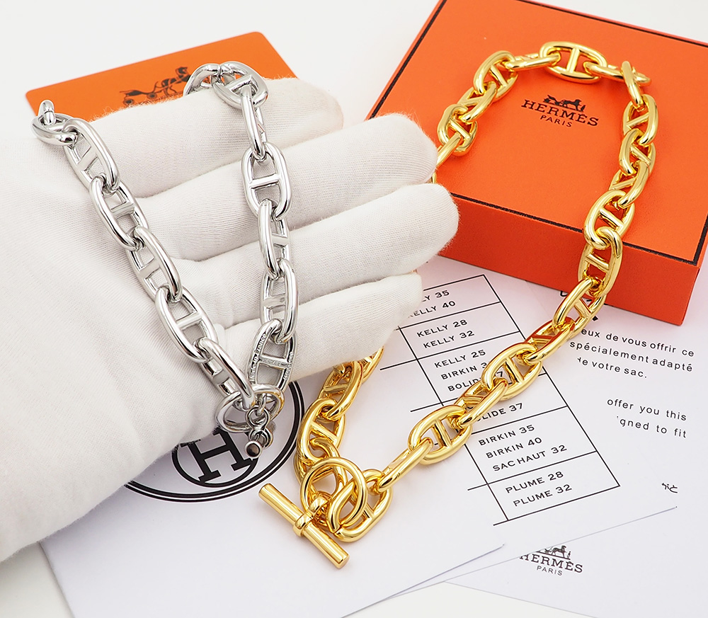 HMN001 GM Chaine D'Ancre Necklace Large - ccjewelryacc