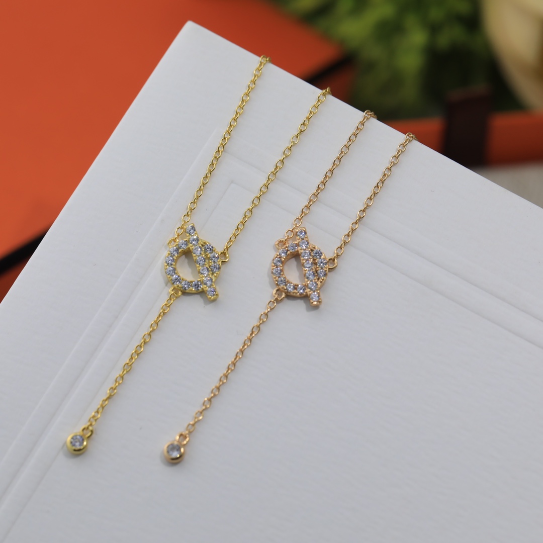 HMNS018 S925 Sterling Silver Finesse necklace - ccjewelryacc