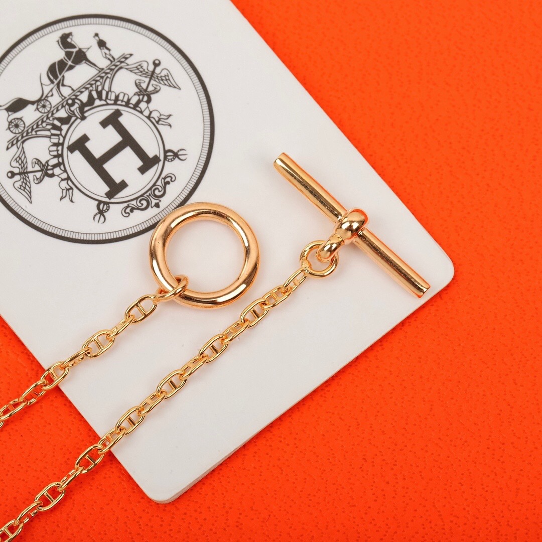 HMNS017 S925 Sterling silver diamond Farandole pendant Necklace small model - ccjewelryacc