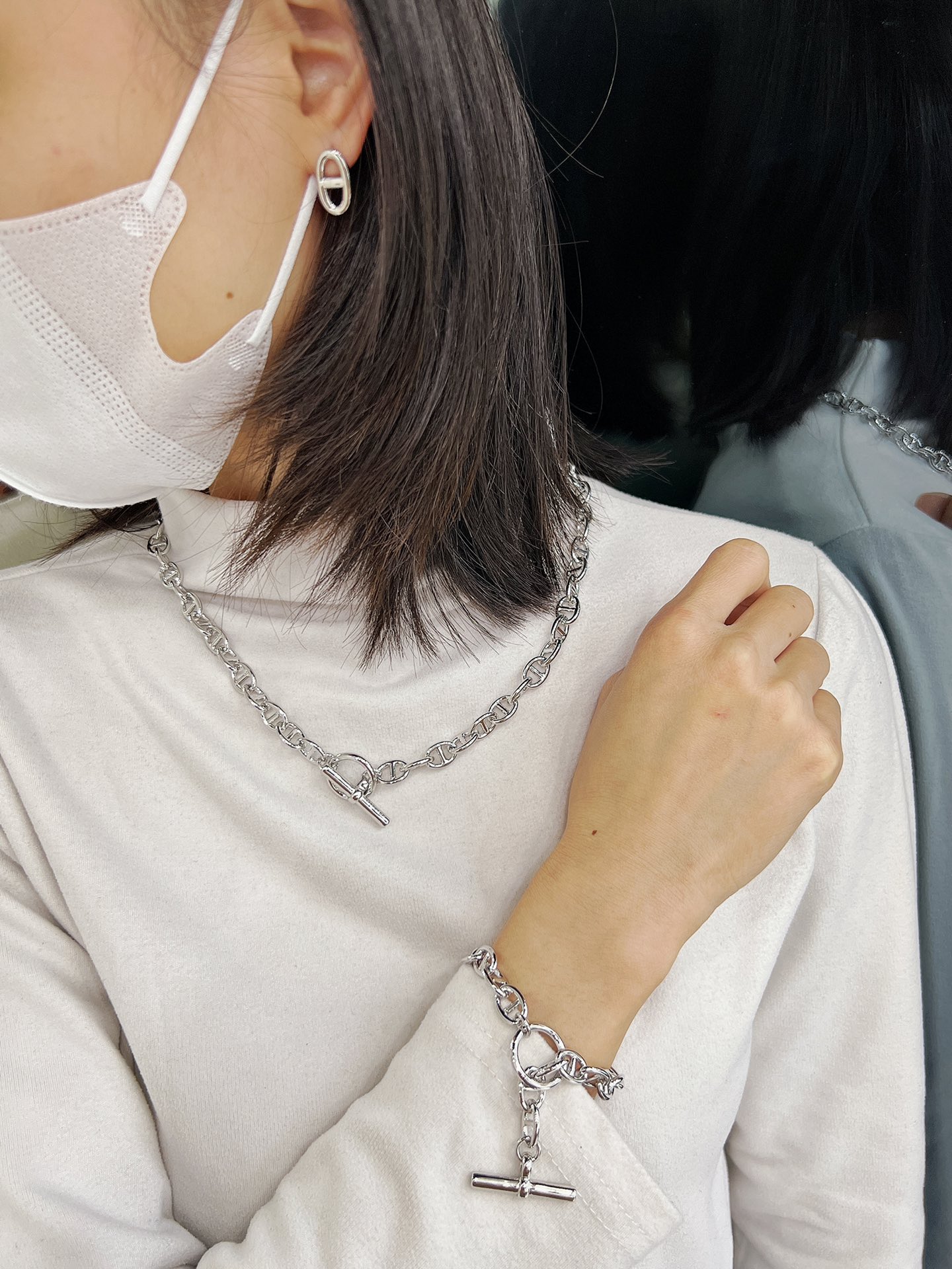 HME003 Farandole earrings, very small model - ccjewelryacc