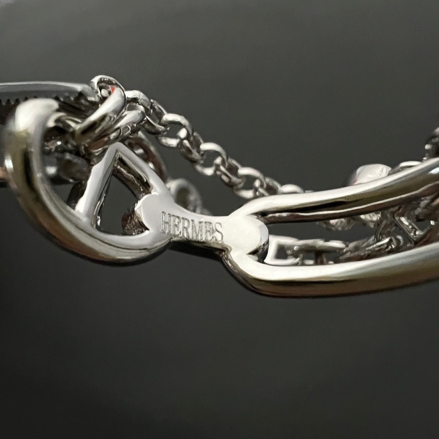 HMR025 18k Rose Gold/white gold Alchimie Hermes ring - ccjewelryacc