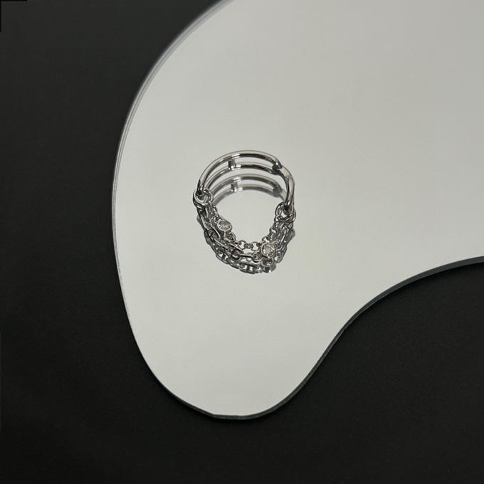 HMR025 18k Rose Gold/white gold Alchimie Hermes ring - ccjewelryacc