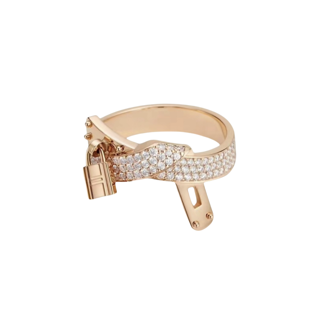 HMR008 Diamond Kelly Ring Rose Gold - ccjewelryacc