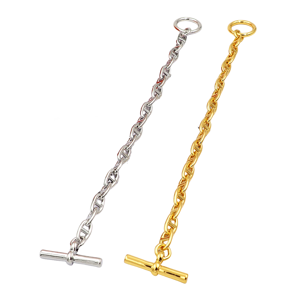 HMS009  Pig Nose OT Bracelet Chain Chaine d'ancre Medium - ccjewelryacc