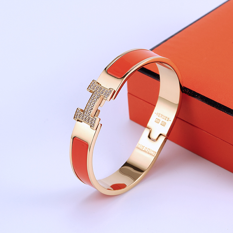 HMS033 Diamond Clic H bracelet - ccjewelryacc