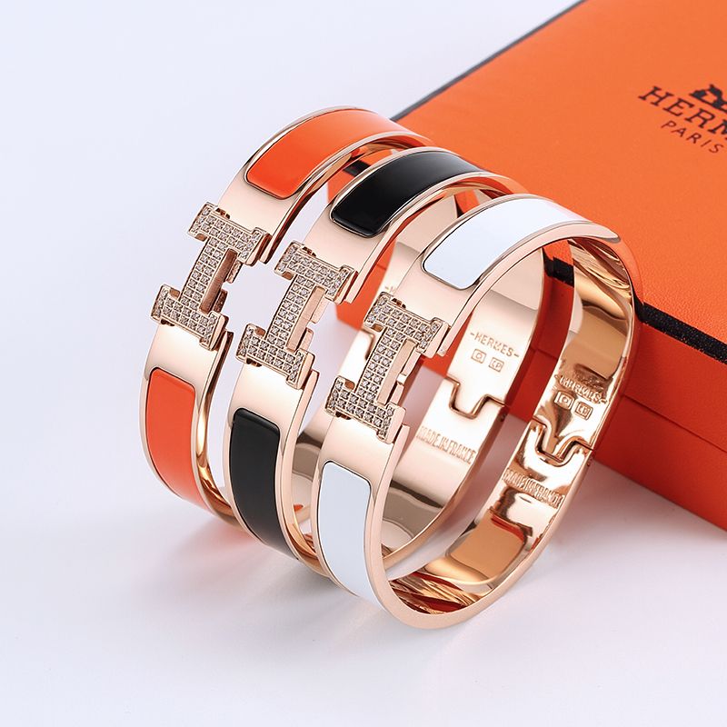 HMS033 Diamond Clic H bracelet - ccjewelryacc