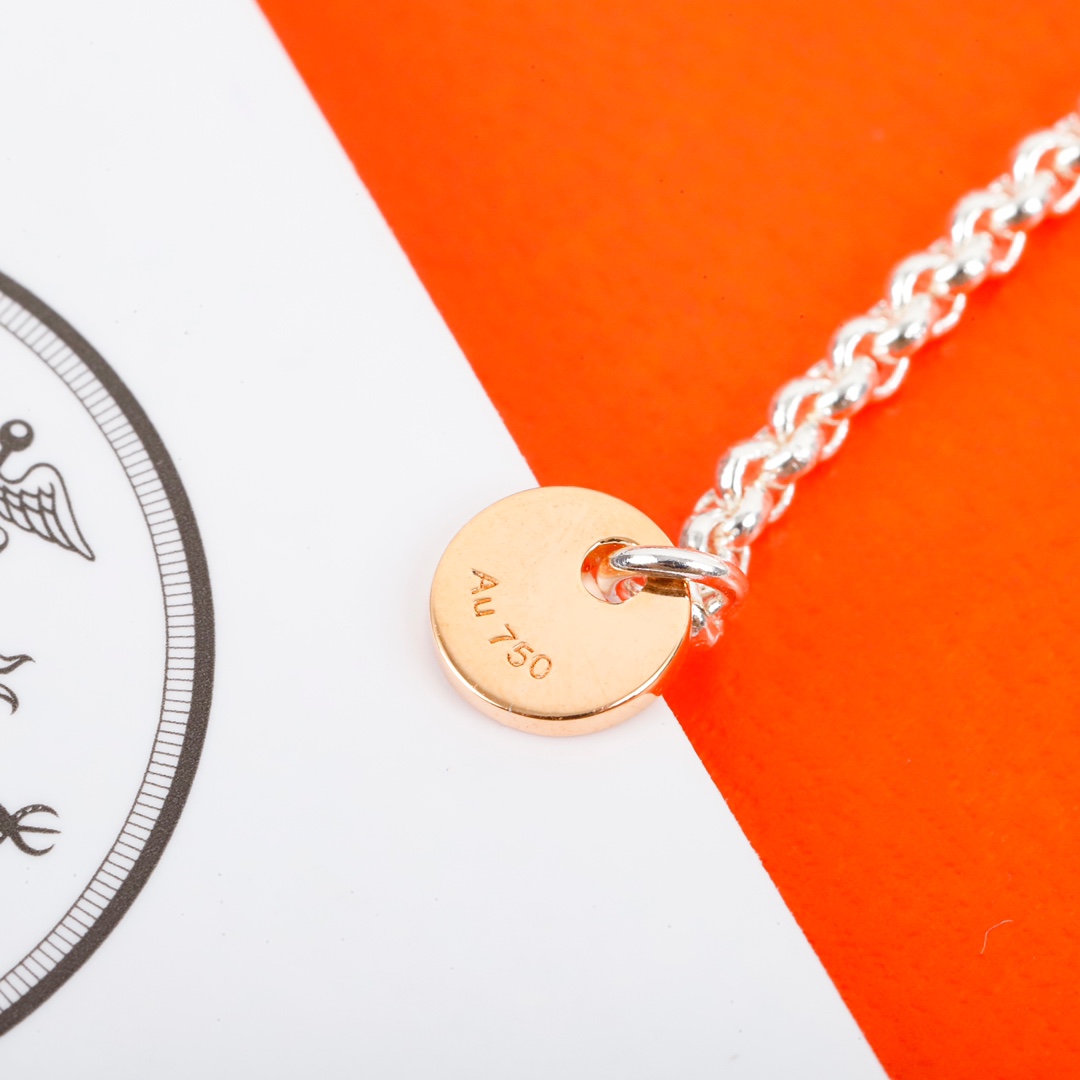 HMNS006 S925 Sterling Silver Ex-Libris pendant necklace , bracelet, small model - ccjewelryacc