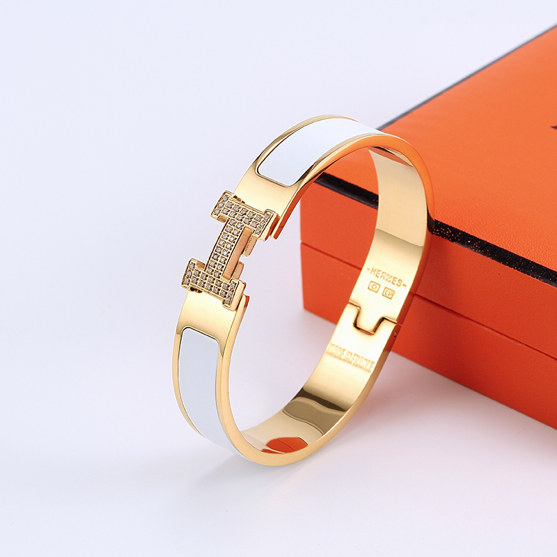 HMS033 Diamond Clic H bracelet - ccjewelryacc