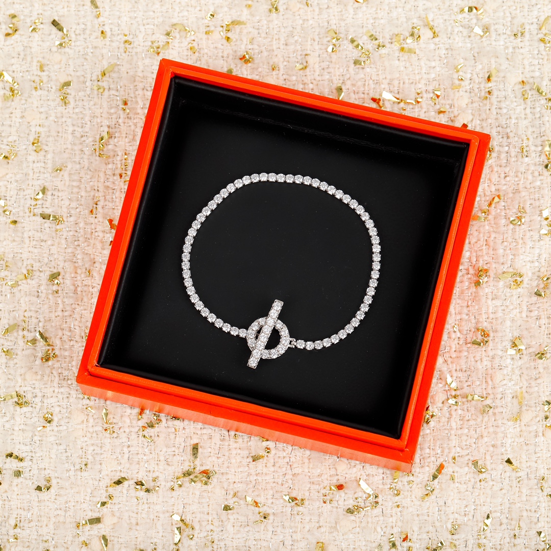 HMS071 Full diamond Finesse Bracelet - ccjewelryacc