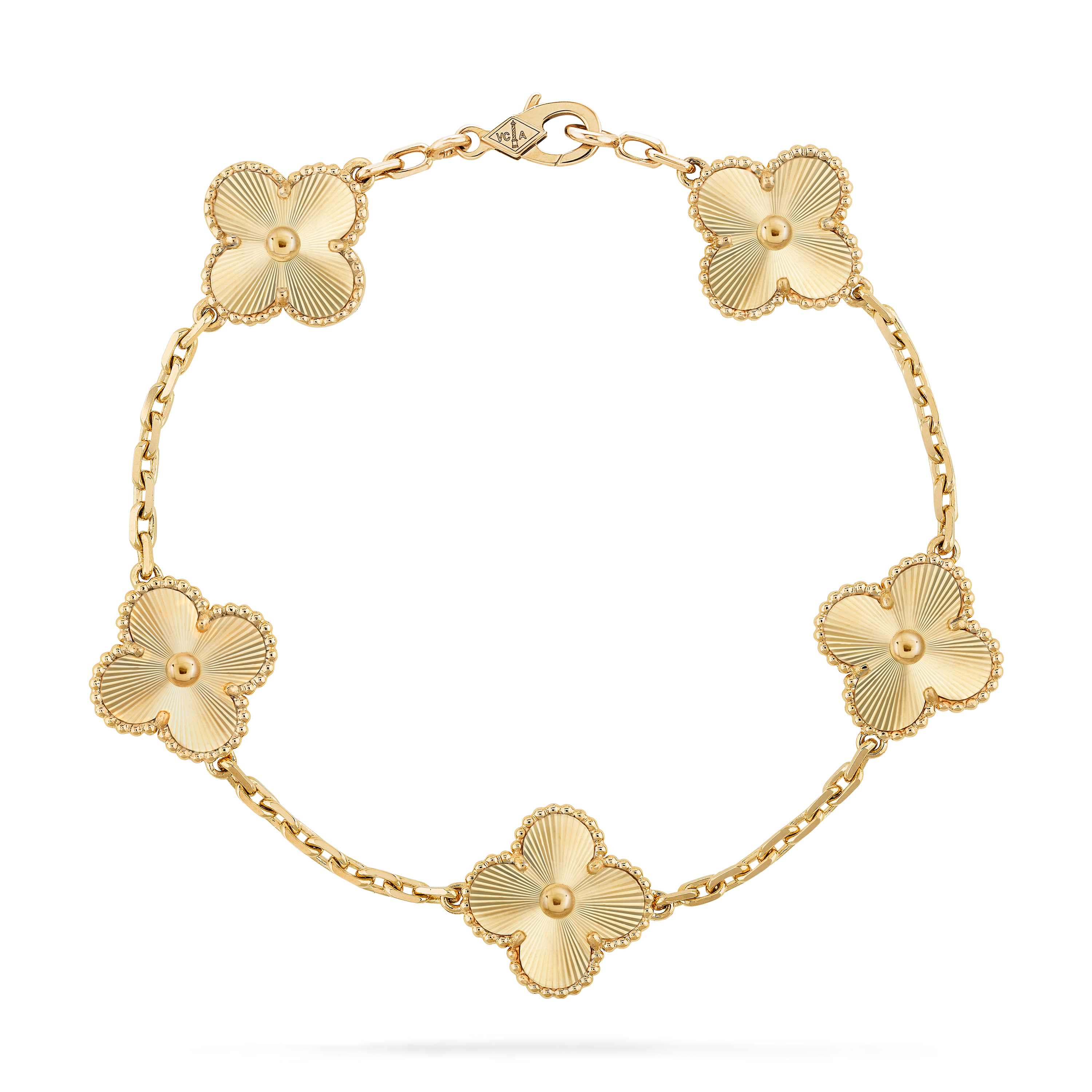 VCS023 Vintage Alhambra bracelet 5 motifs - ccjewelryacc