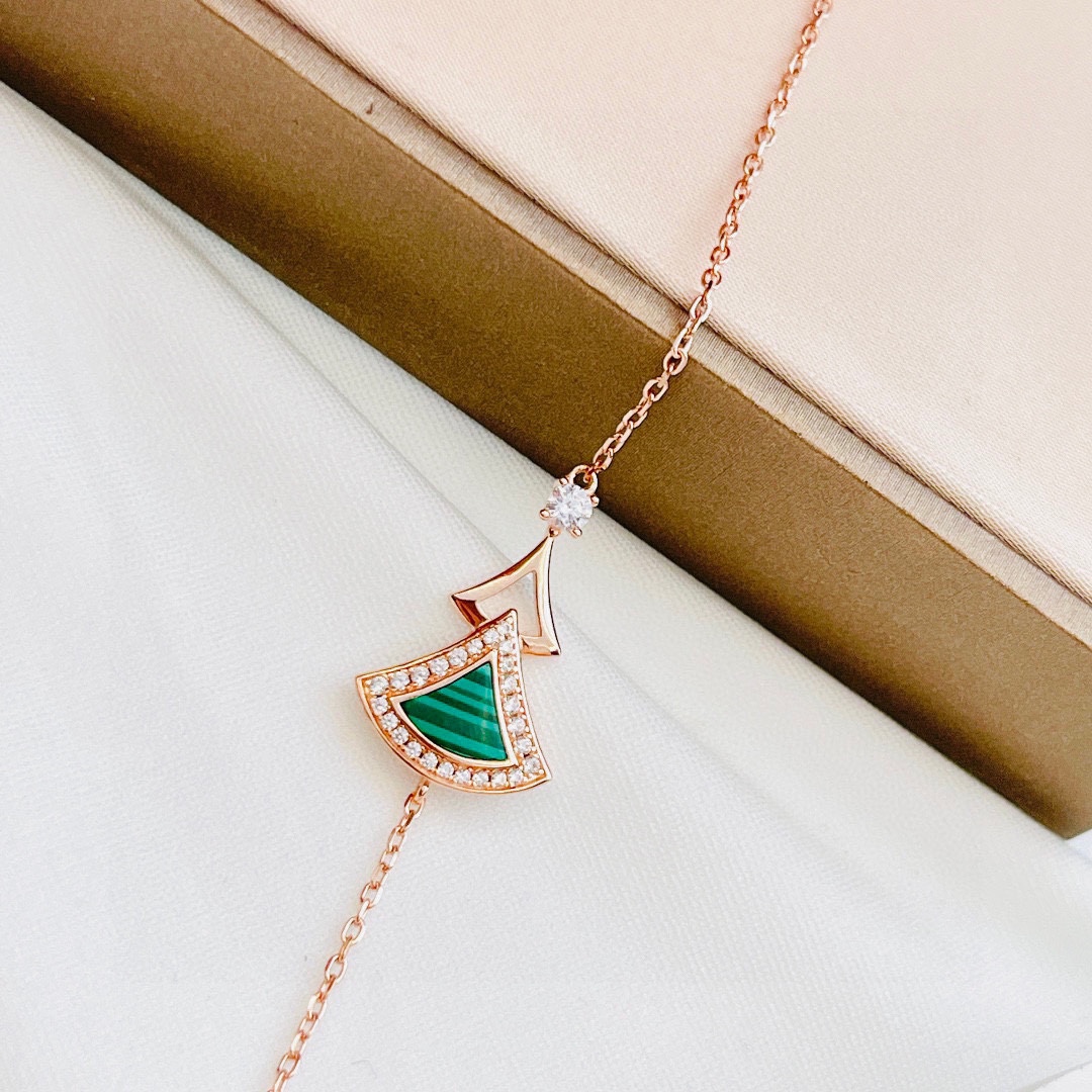 BGNS002 S925 Sterling Sliver Green divas dream necklace bracelet earring ring collect - ccjewelryacc