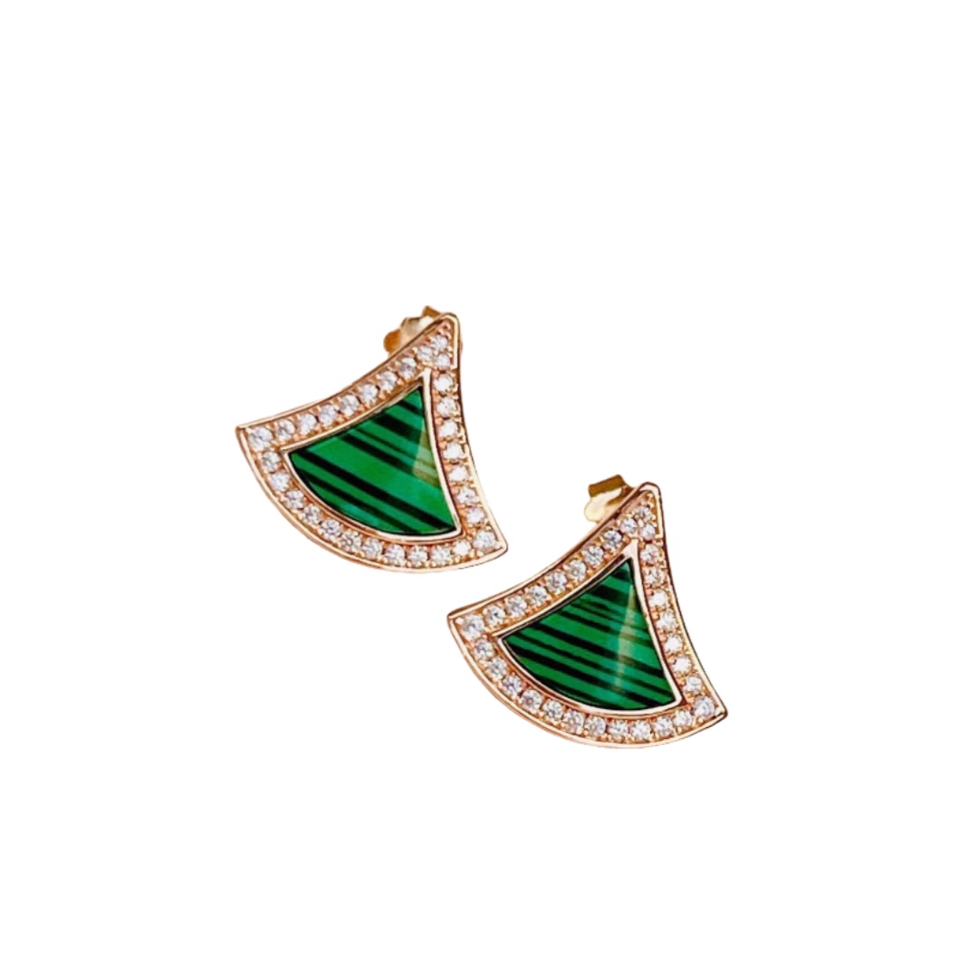 BGNS002 S925 Sterling Sliver Green divas dream necklace bracelet earring ring collect - ccjewelryacc