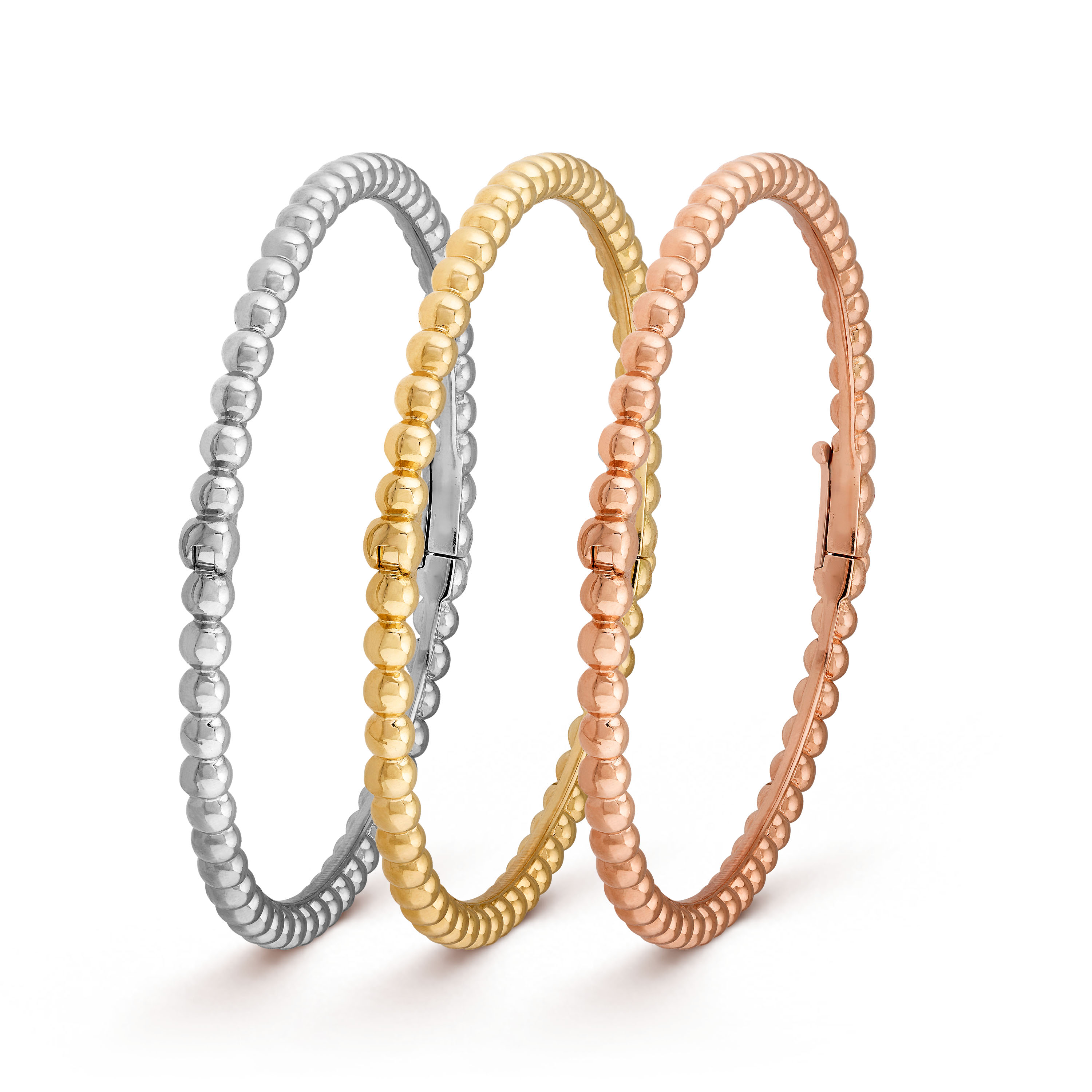 VCS011 Perlée pearls of gold bracelet,medium - ccjewelryacc