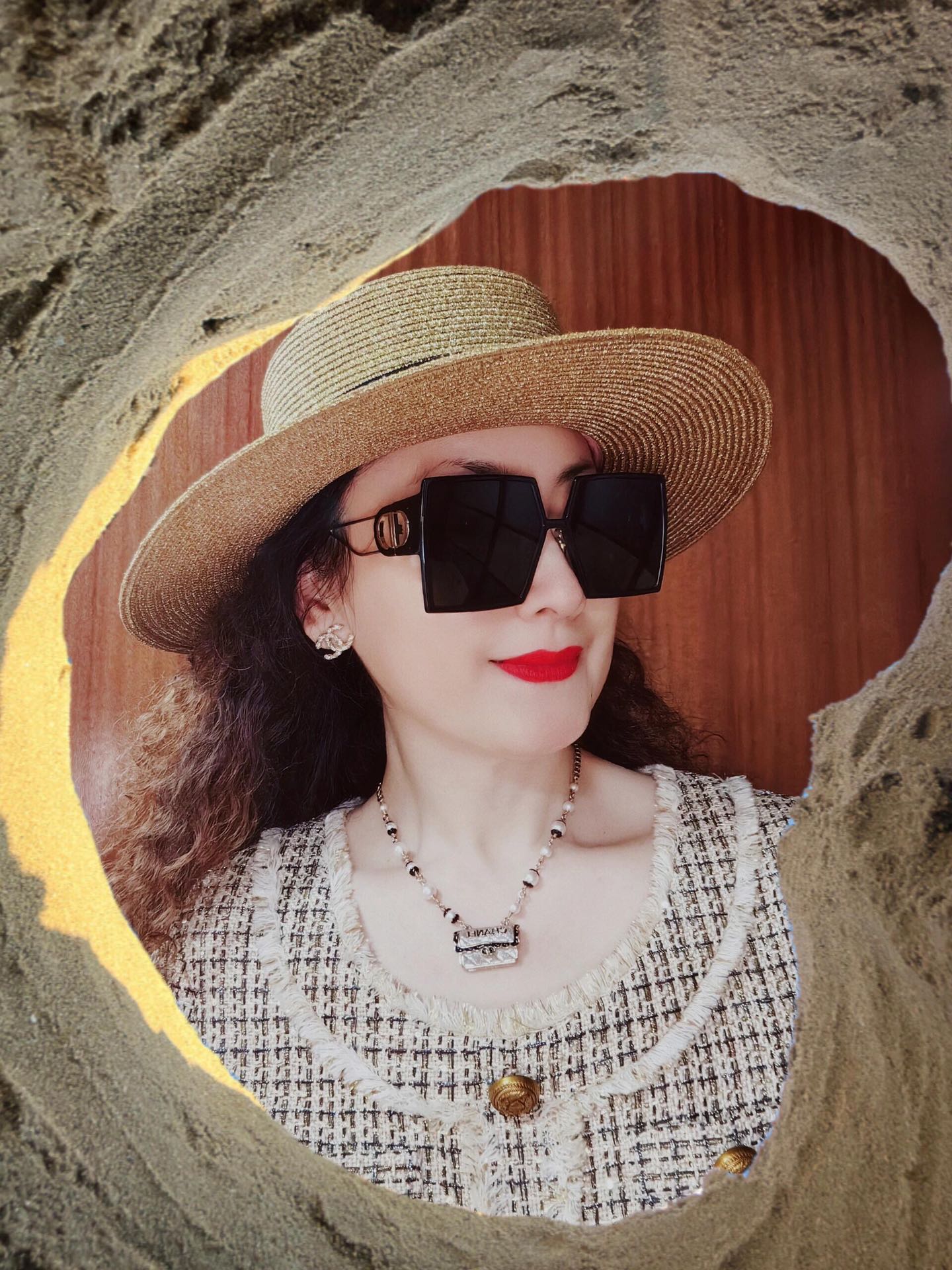 CCN560 24B bag cc necklace earring - ccjewelryacc