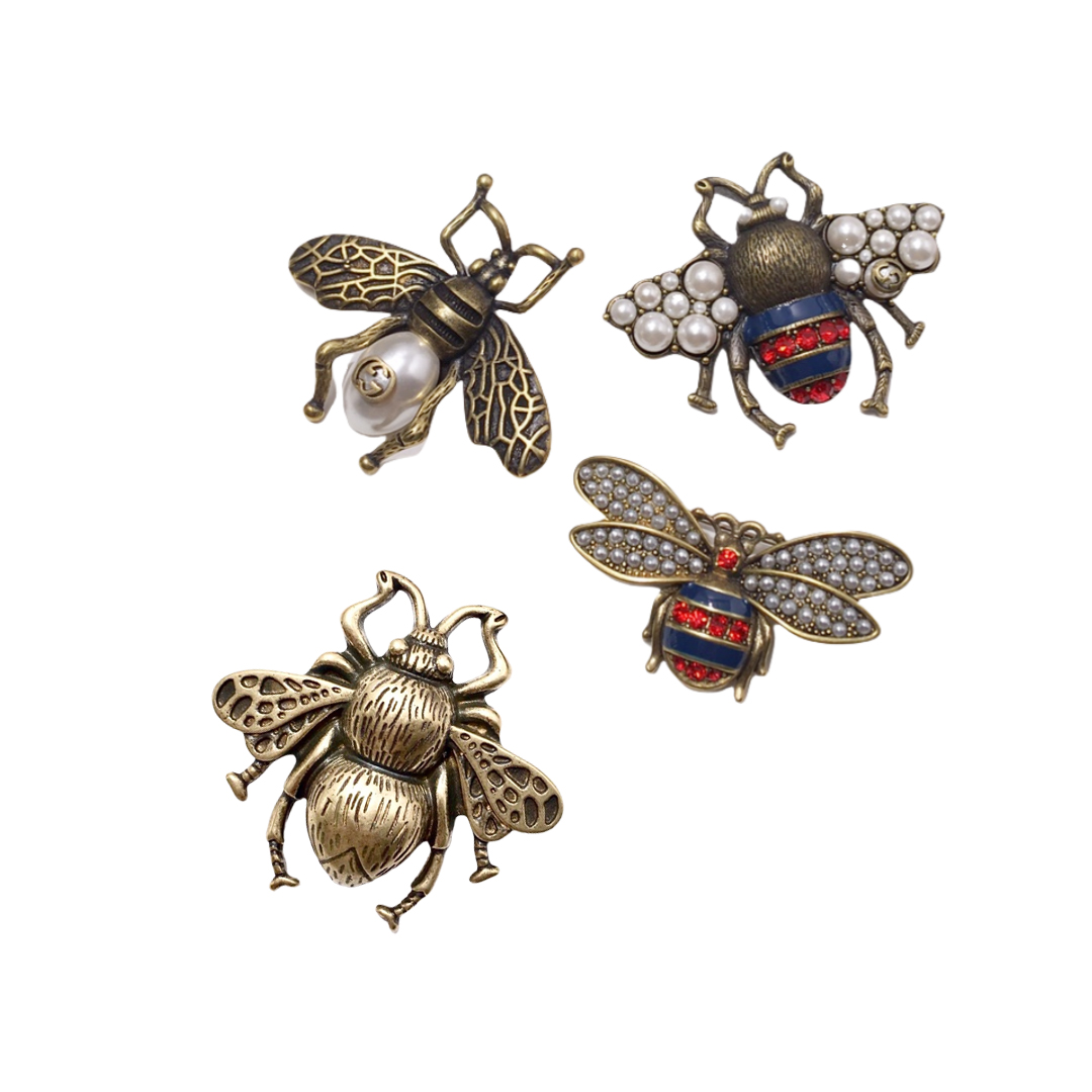 GGB020 Vintage GG Bee brooch pin - ccjewelryacc