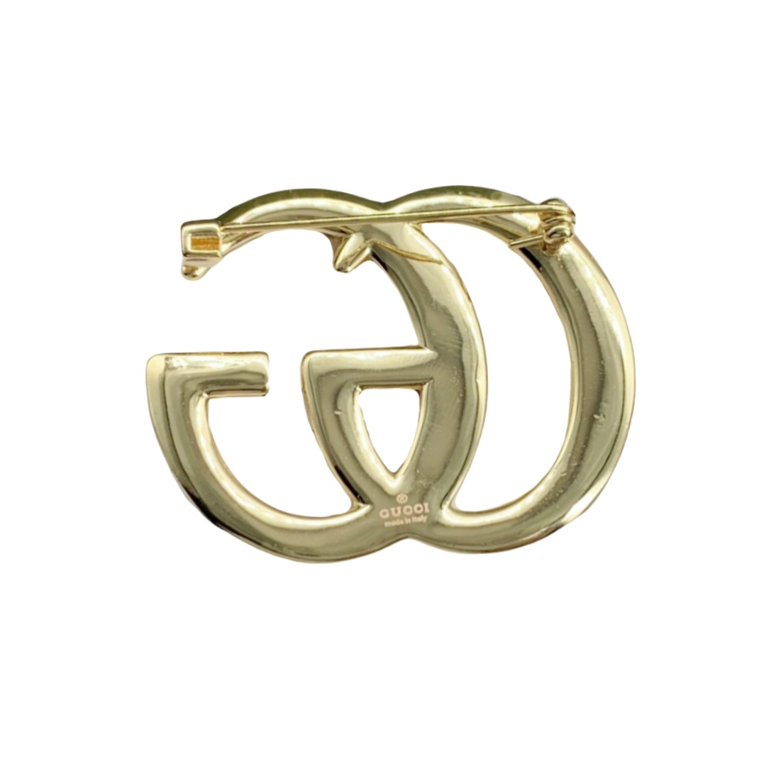 GGB005 Gold GG brooch pin - ccjewelryacc