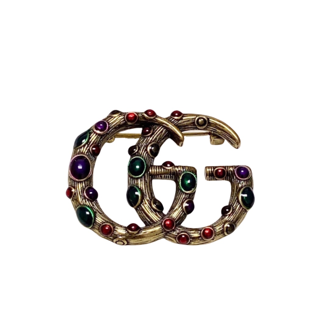 GGB015 Vintage GG brooch pin - ccjewelryacc
