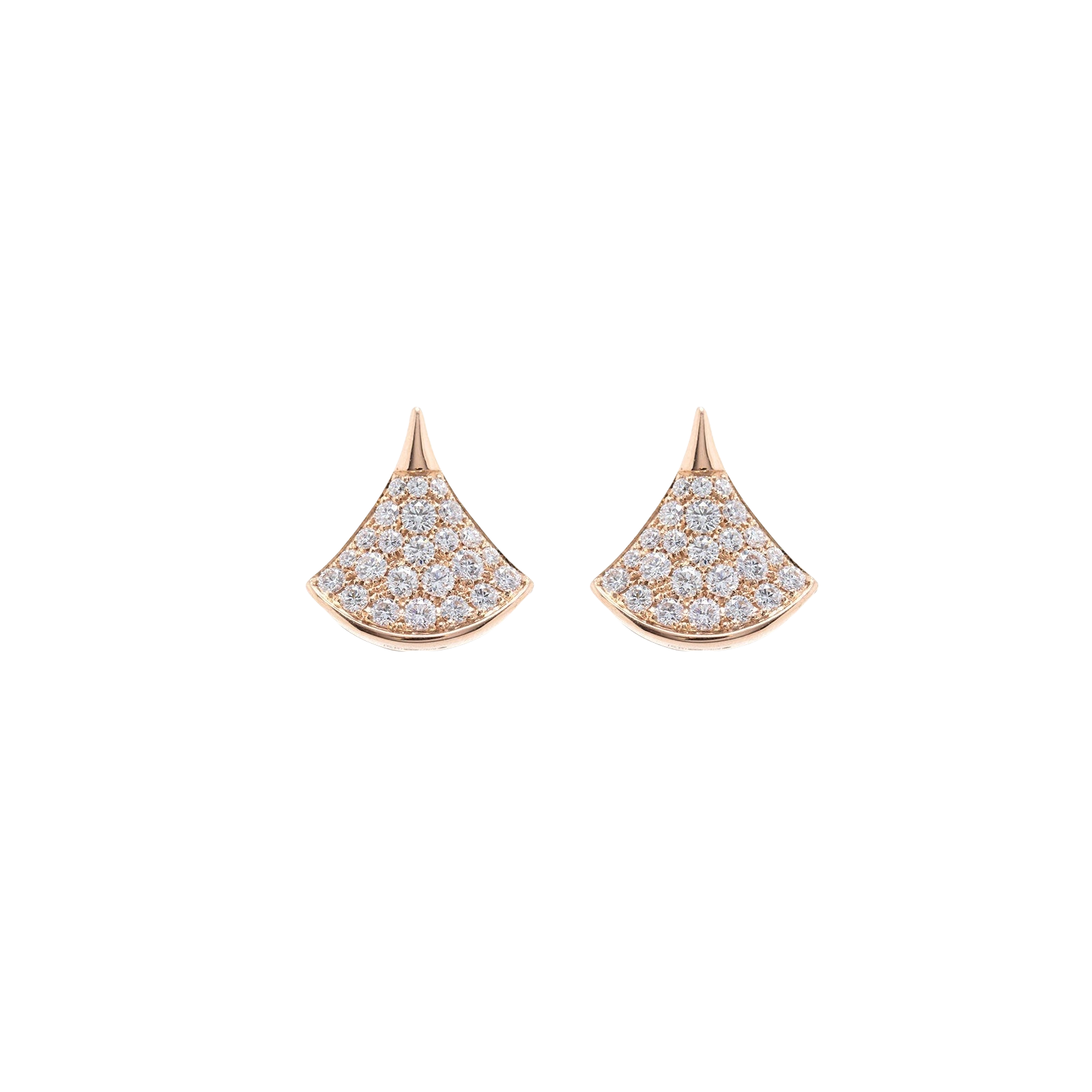 BGE028 Full diamond Divas dream stud earrings - ccjewelryacc