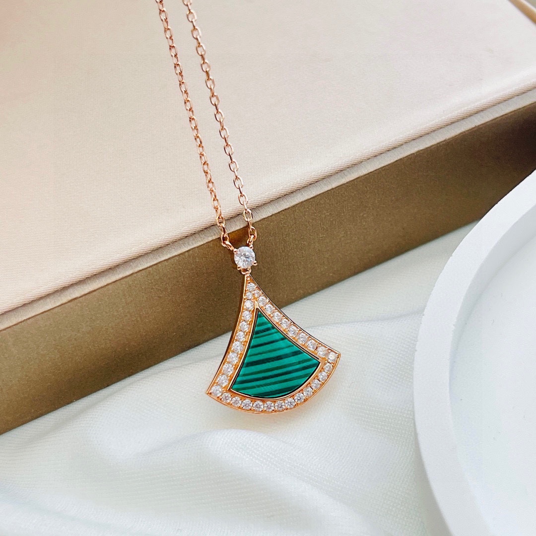 BGNS002 S925 Sterling Sliver Green divas dream necklace bracelet earring ring collect - ccjewelryacc