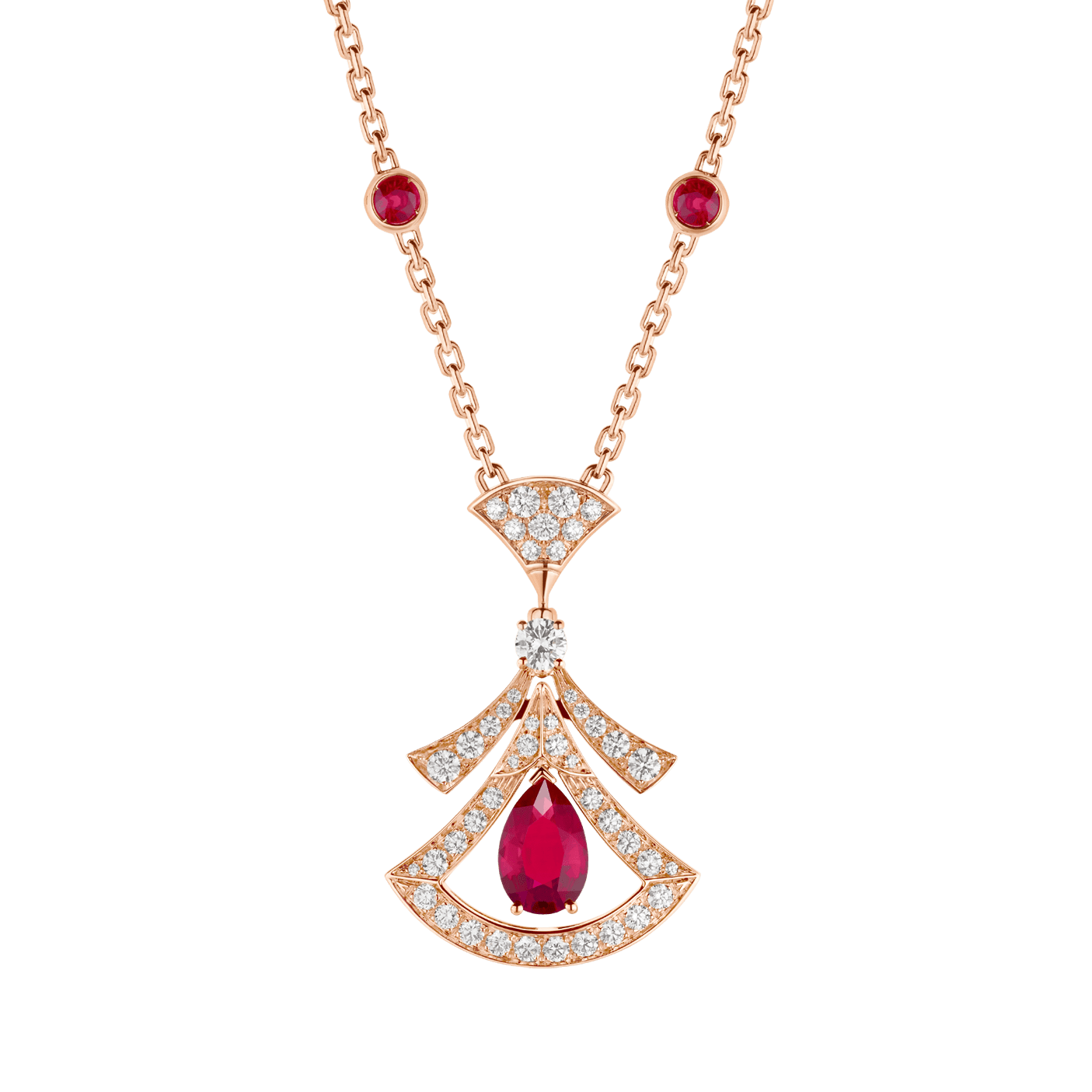 BGNS013 S925 Sterling Silver Full Diamond DIVAS'DREAM necklace - ccjewelryacc