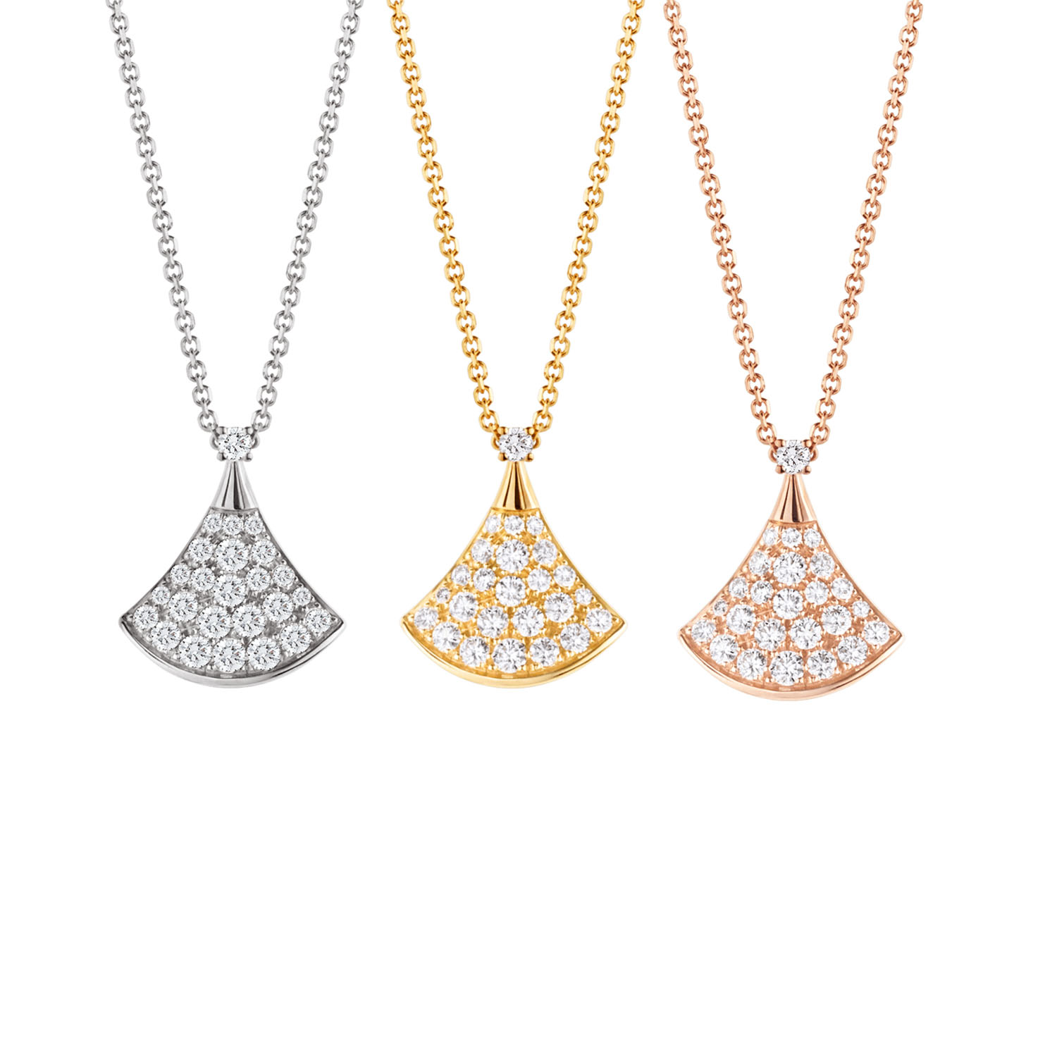 BGN030 Full diamond DIVAS'DREAM necklace - ccjewelryacc