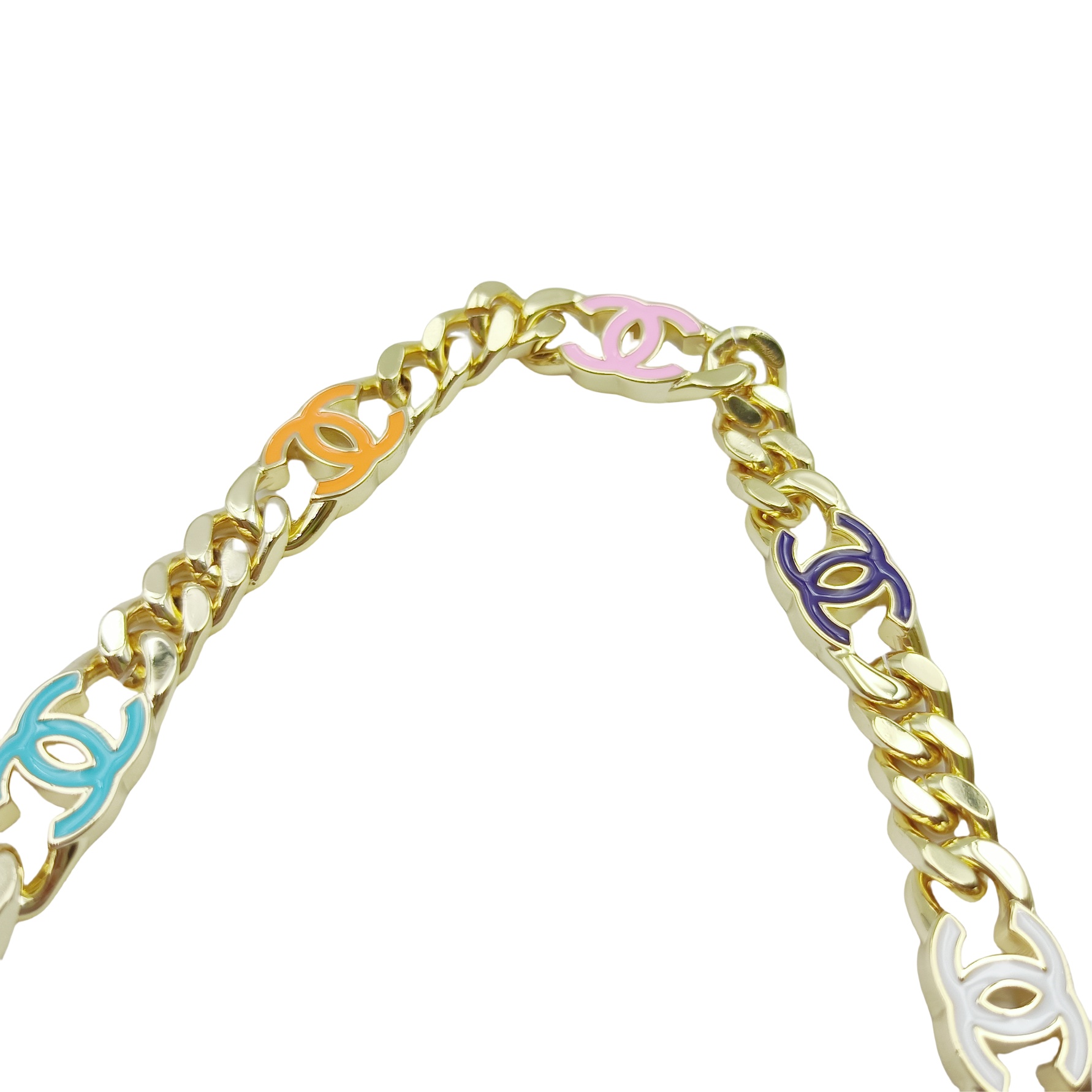 CCN399 Dopamine Color CC Choker Necklace - ccjewelryacc