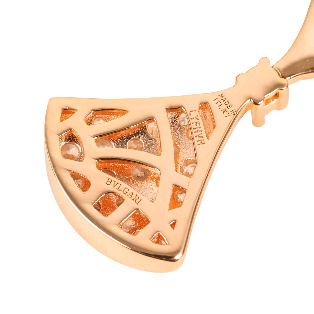 BGES010 S925 Sterling silver and diamond  Divas dream earrings - ccjewelryacc