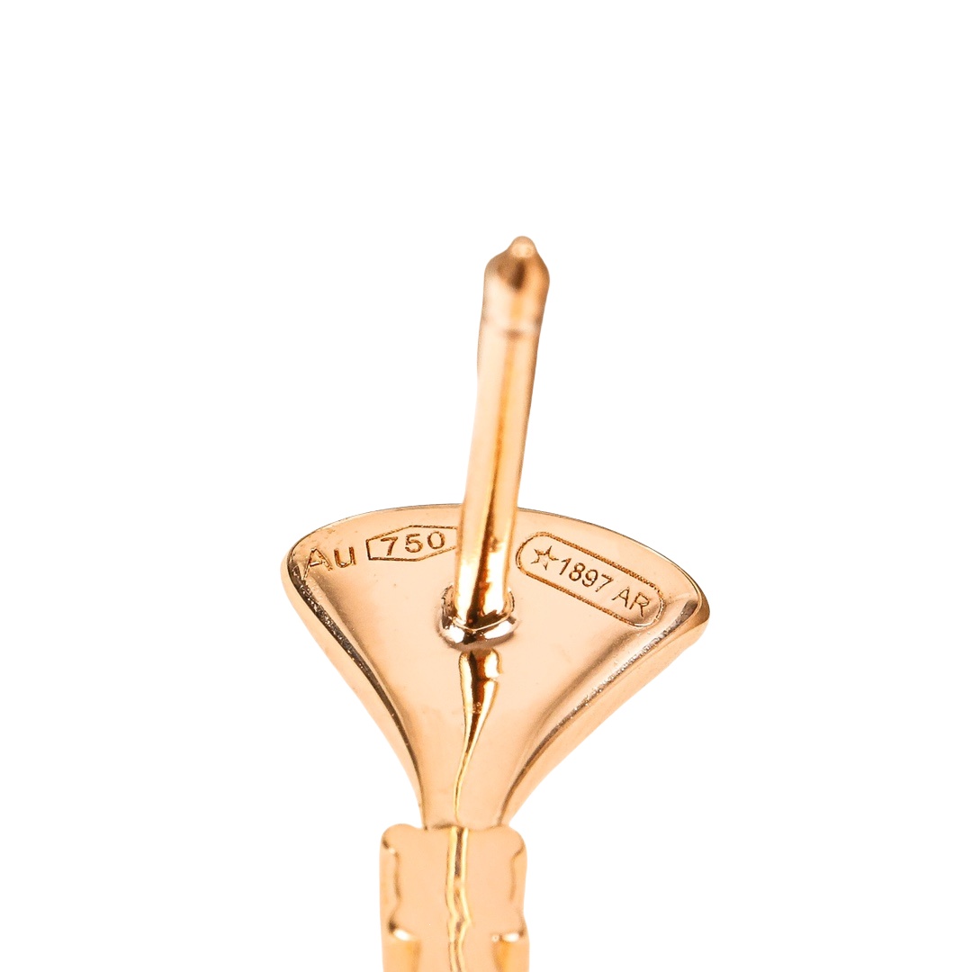 BGES010 S925 Sterling silver and diamond  Divas dream earrings - ccjewelryacc