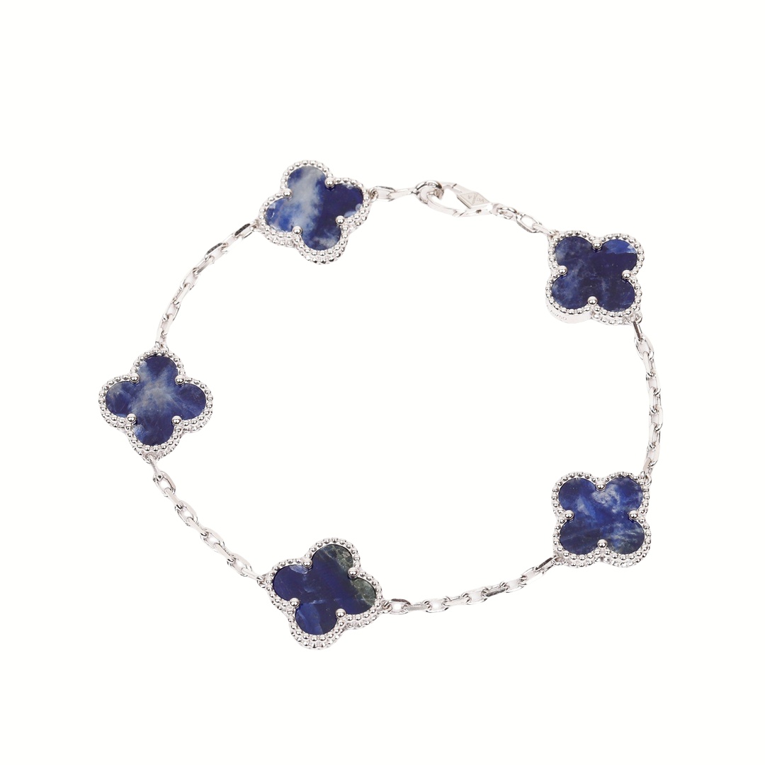 VCS030 Four leaf cover Bracelet 5 motifs Gold/Rose gold/White gold - ccjewelryacc