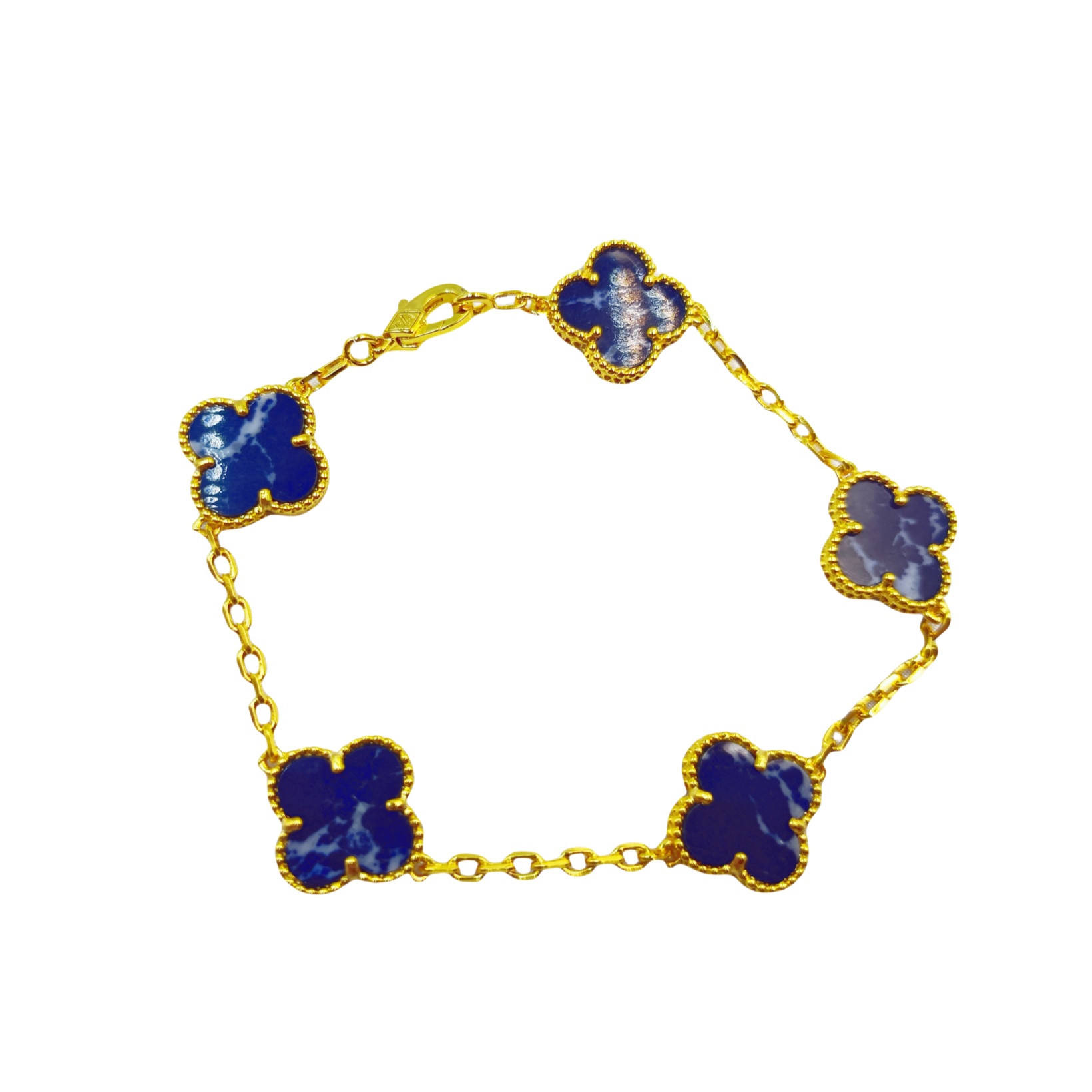 VCS030 Four leaf cover Bracelet 5 motifs Gold/Rose gold/White gold - ccjewelryacc