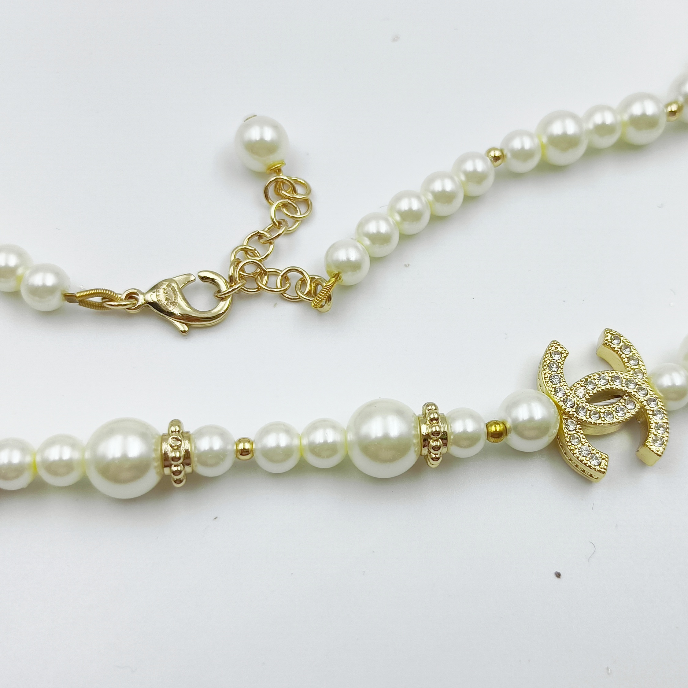 CCL003 CC Long chain pearl Necklace sweater chain - ccjewelryacc