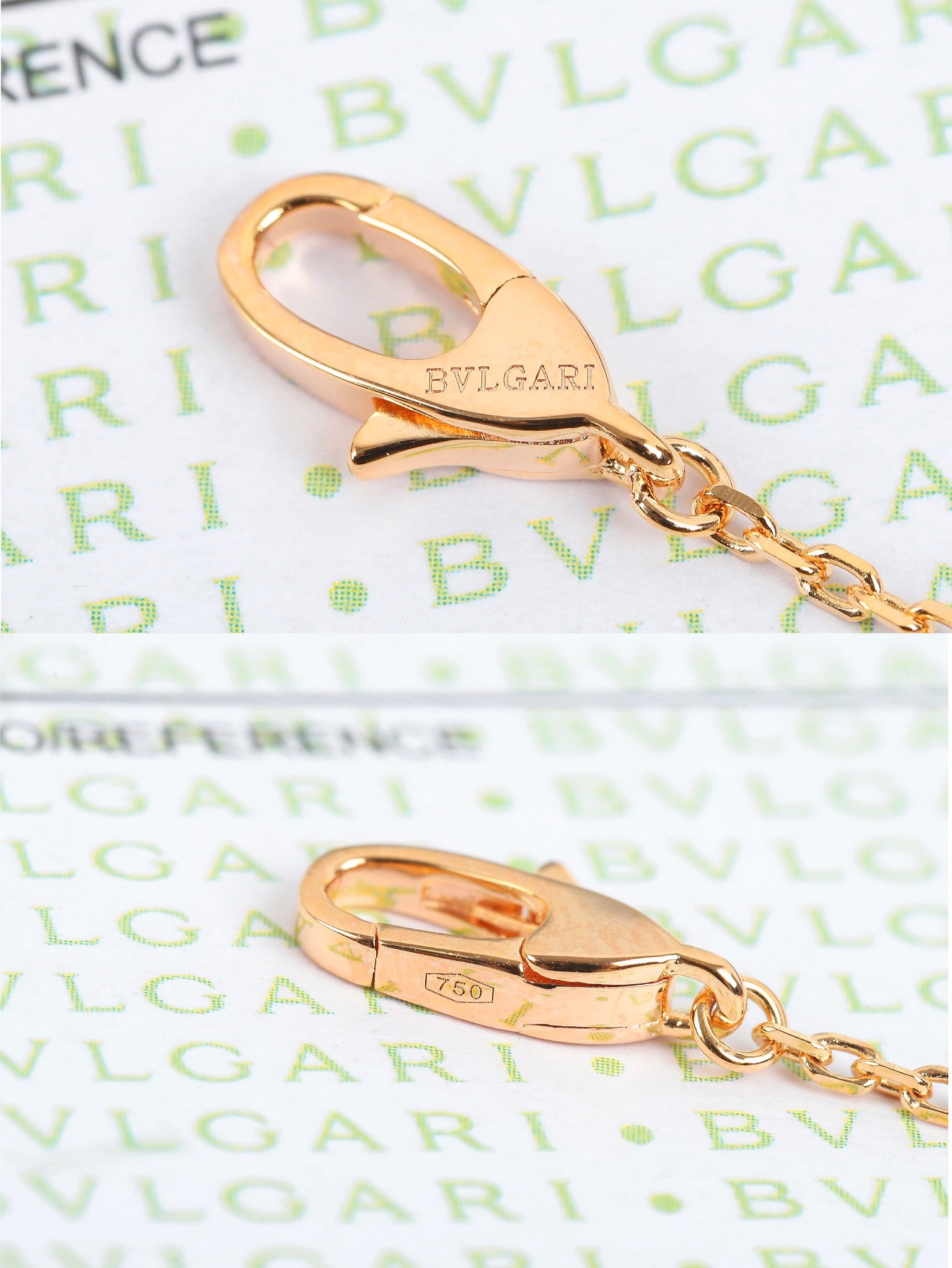 BGNS012 S925 Sterling Silver DIVAS'DREAM necklace Rose gold - ccjewelryacc