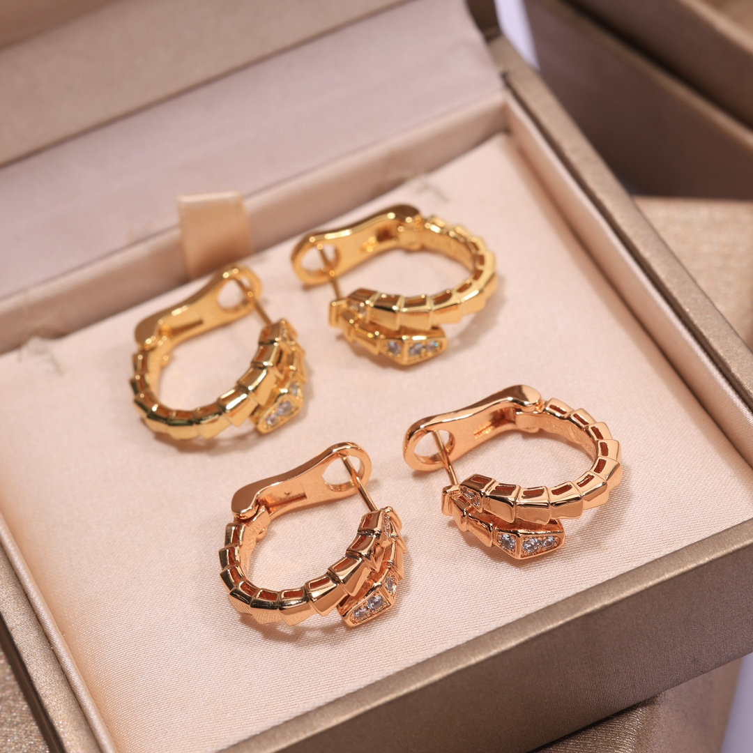 BGE030 Serpenti Viper Earring clip - ccjewelryacc