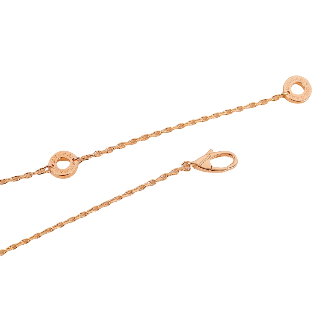 BGNS012 S925 Sterling Silver DIVAS'DREAM necklace Rose gold - ccjewelryacc