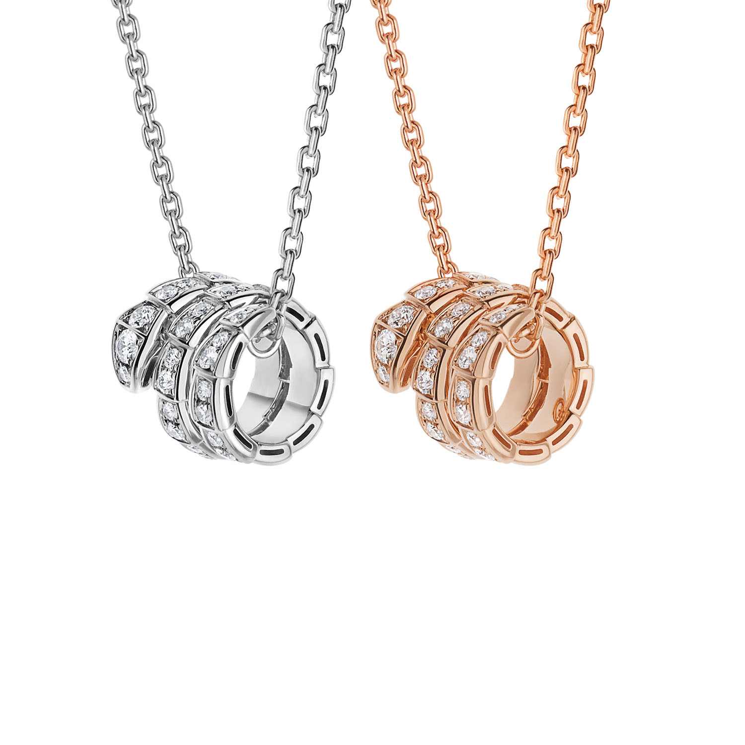 BGN005 Full diamond serpenti necklace - ccjewelryacc