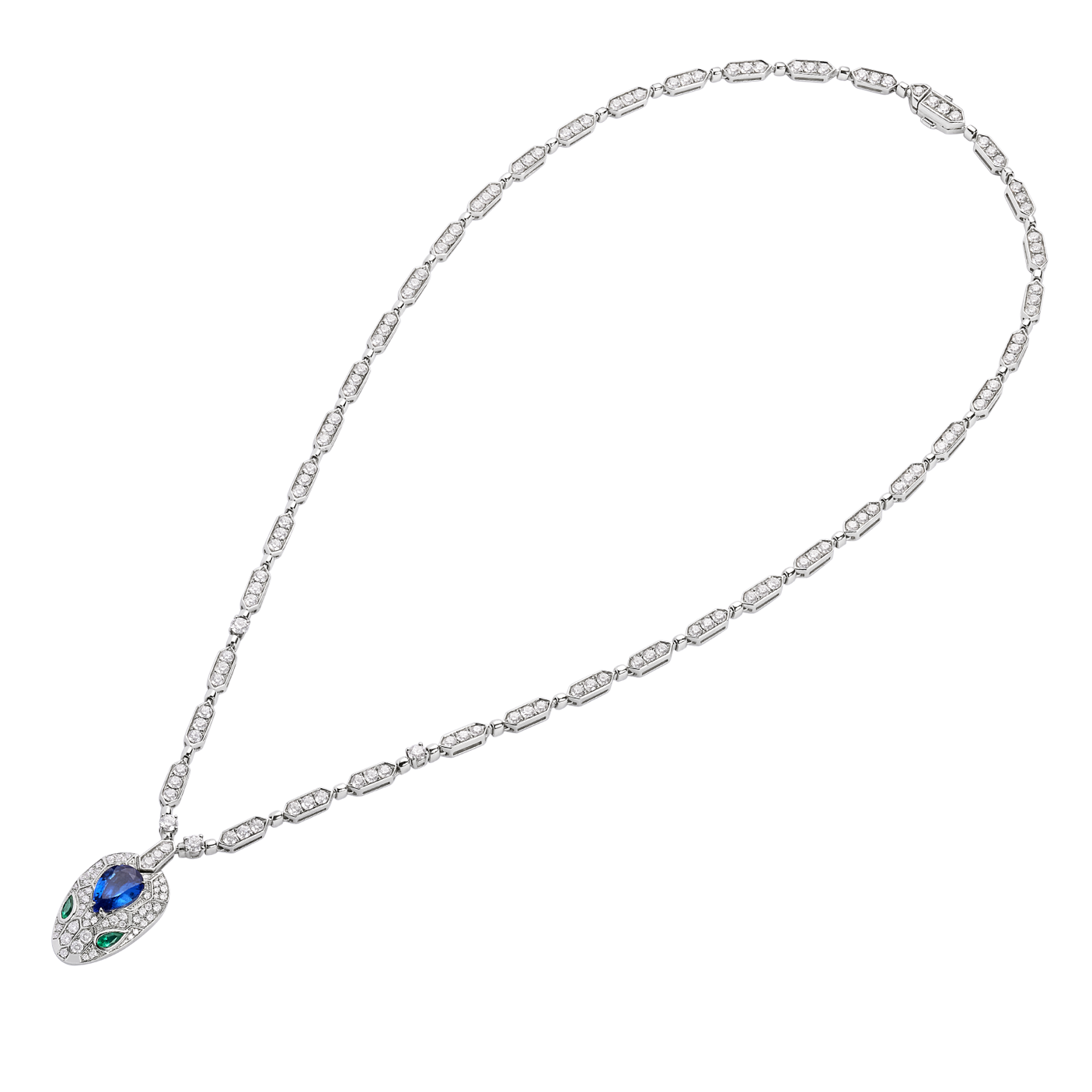 BGN025 Gemstone serpenti viper necklace - ccjewelryacc