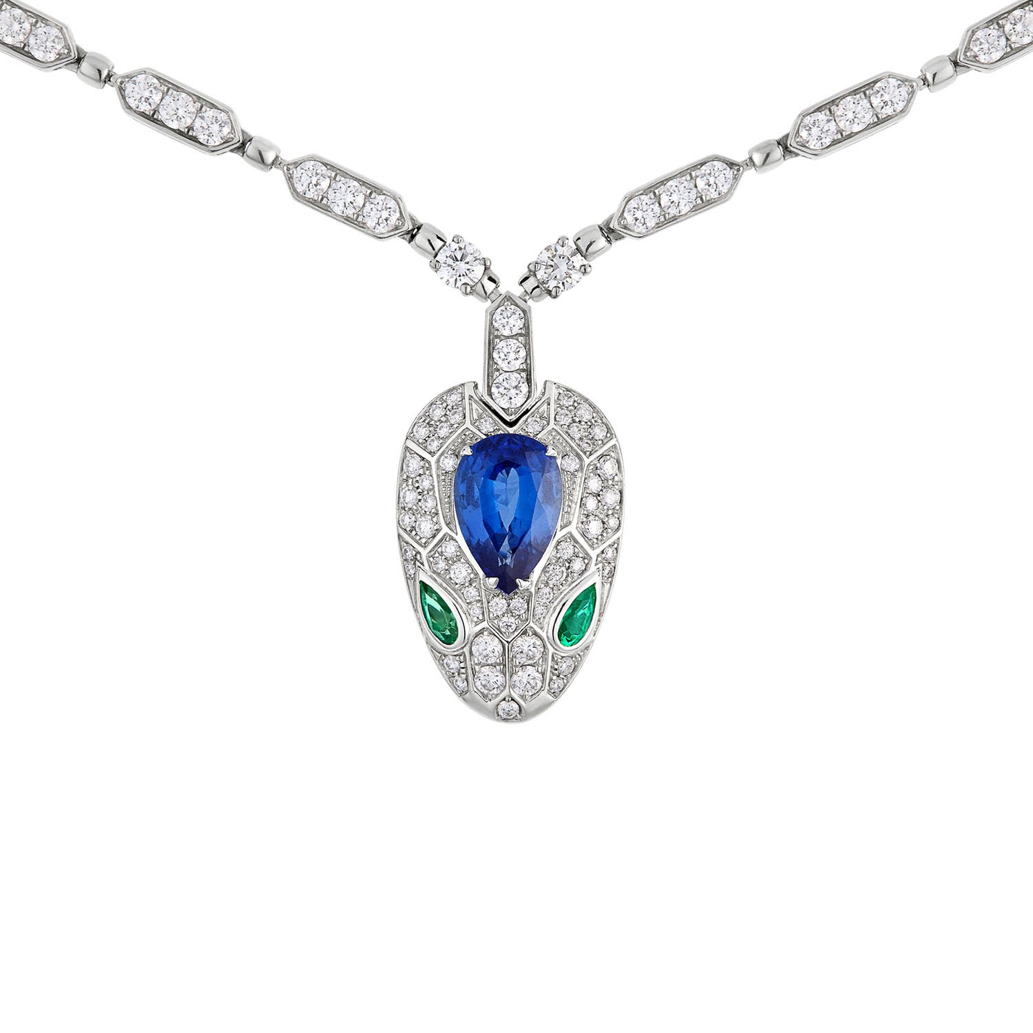 BGN025 Gemstone serpenti viper necklace - ccjewelryacc