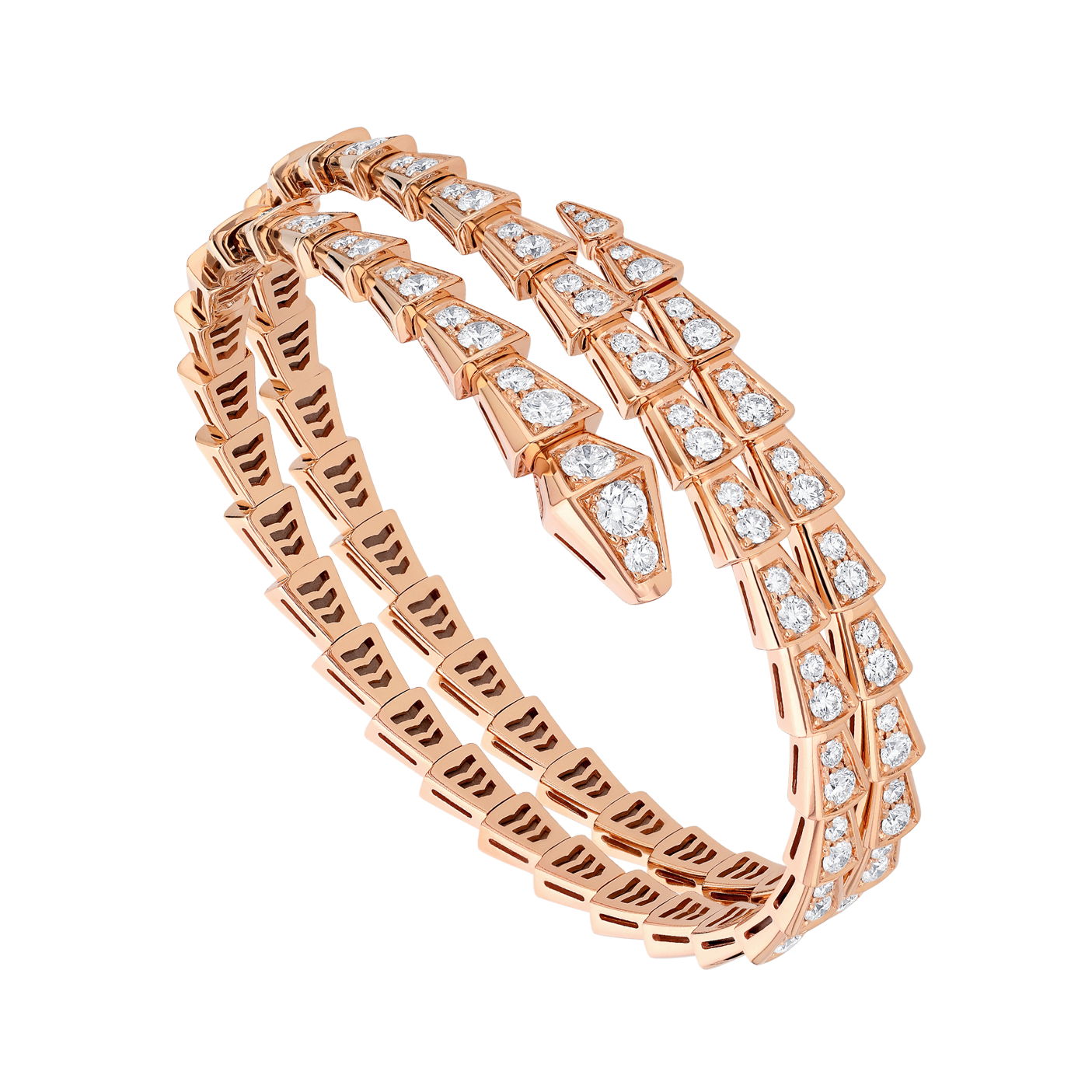 BGS003B Full diamond Snake Serpenti viper bangle bracelet - ccjewelryacc