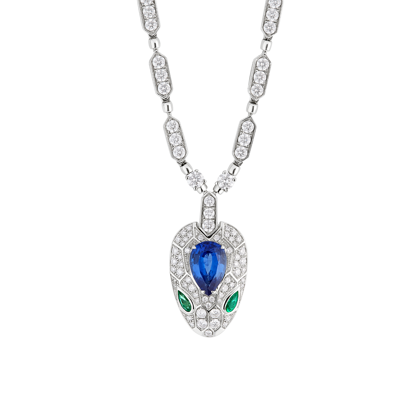 BGN025 Gemstone serpenti viper necklace - ccjewelryacc
