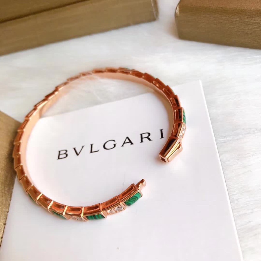 BGSS002 S925 Sterling silver Serpenti viper bangle bracelet - ccjewelryacc