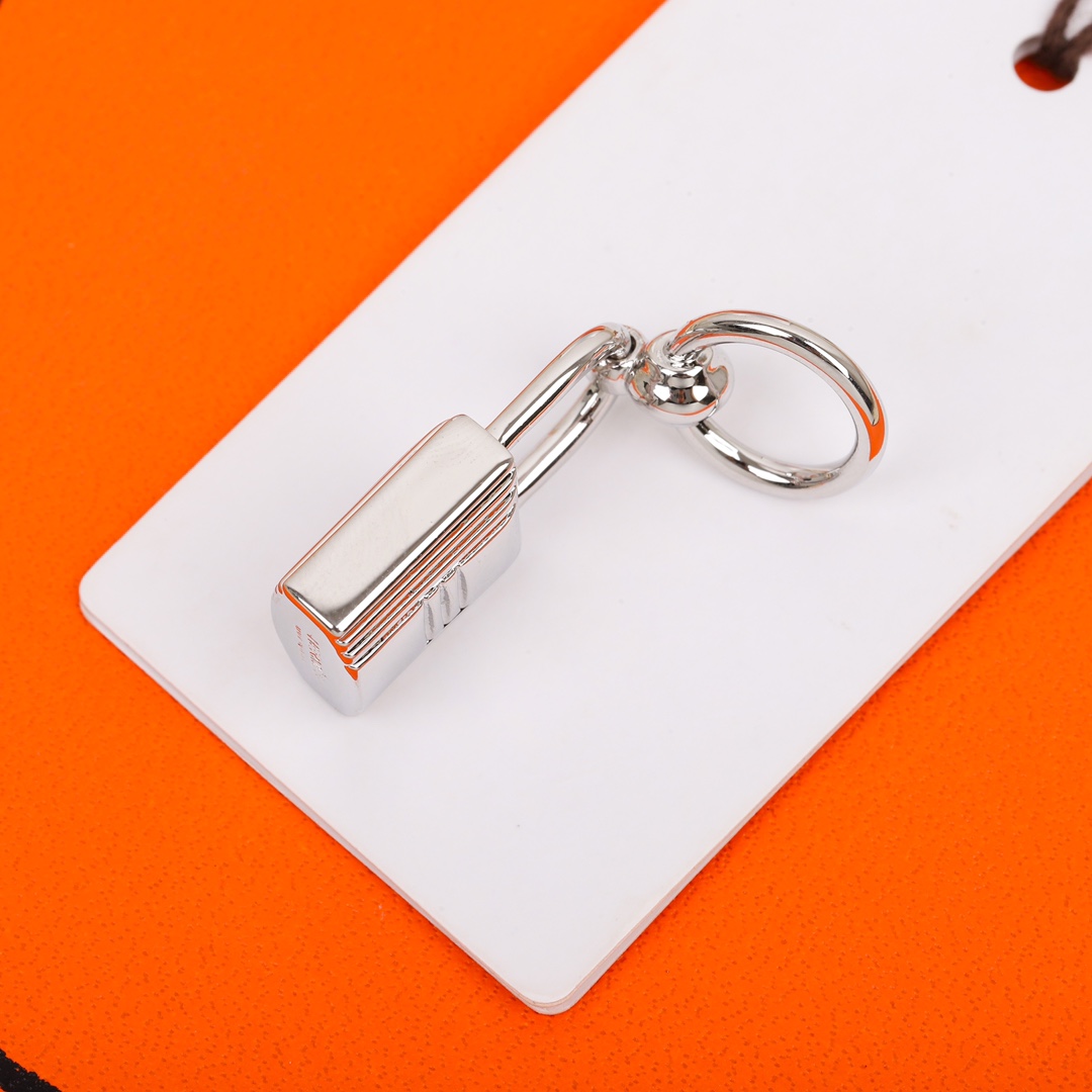 HMF003 Metal Lock charm Scarf Ring - ccjewelryacc