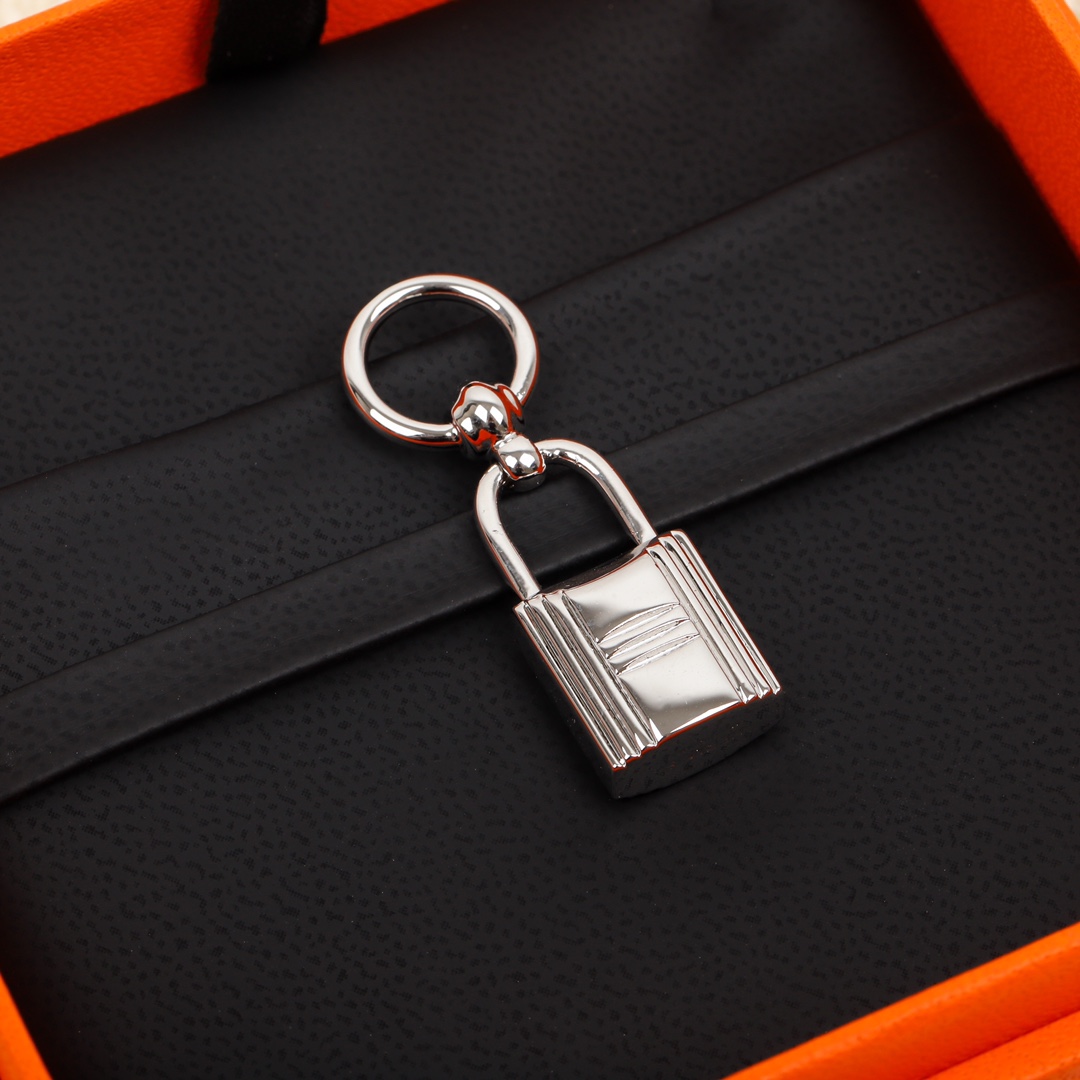 HMF003 Metal Lock charm Scarf Ring - ccjewelryacc