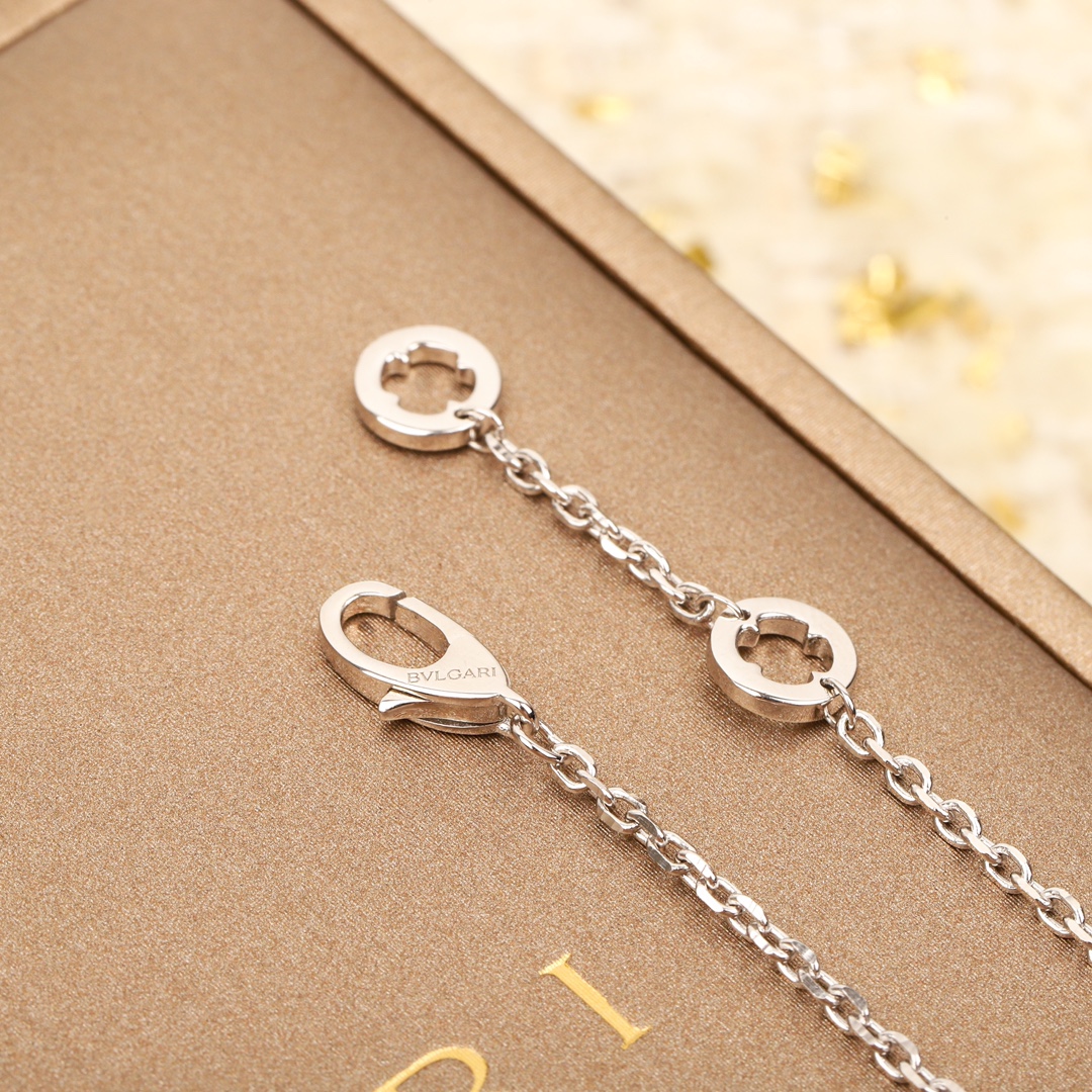 BGNS014 S925 sterling silver diamond  Fiorever Necklace 2 motif - ccjewelryacc