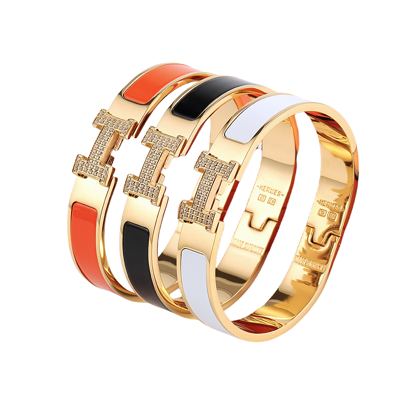 HMS033 Diamond Clic H bracelet - ccjewelryacc