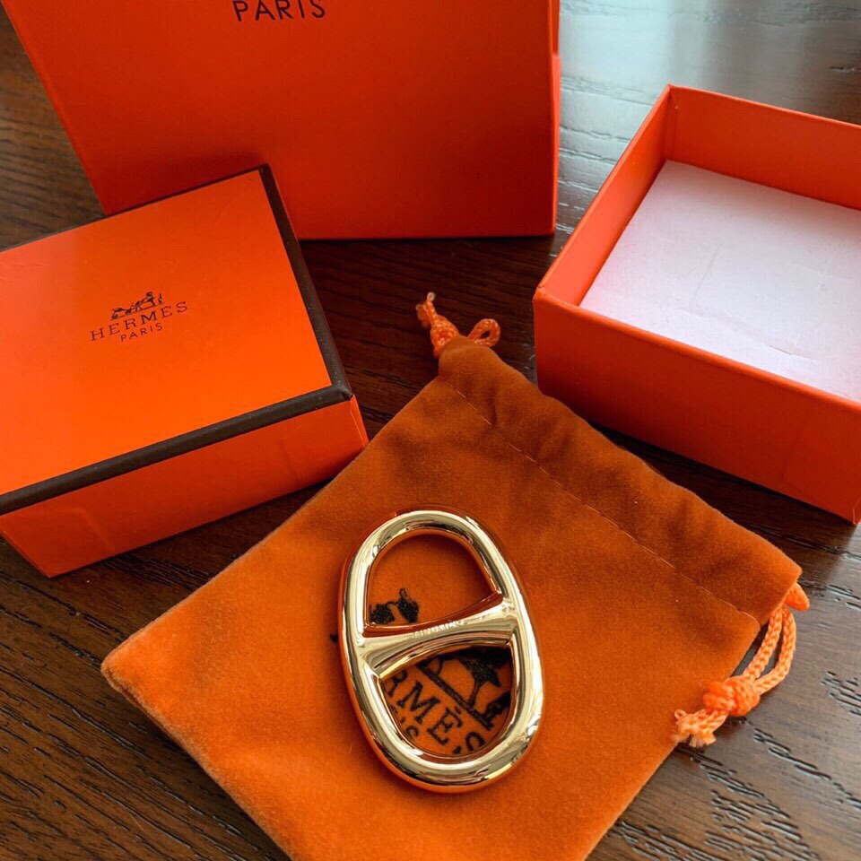 HMF001 Metal Chaine d'Ancre scarf ring - ccjewelryacc